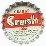 #BC015 - Group of 10 Orange Crush Cork Soda Bottle Caps