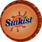 #BC104 - Group of 10 Sunkist Soda Caps