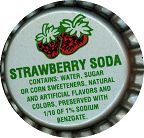 #BC105 - Group of 10 Stawberry Soda Caps Picturing Strawberries