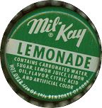 #BC106 - Group of 10 Cork Lined Mil-Kay Lemonade Bottle Caps
