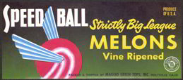 #ZLC198 - Speed Ball Melon Crate Label