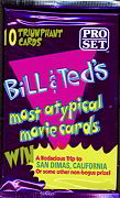 #ZZA055 - Pack of 1991 Bill & Ted's Excellent Adventure Trading Cards