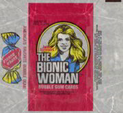 #ZZA004 - 1976 Donruss The Bionic Woman Trading Card Wax Wrapper