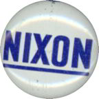 #PL260 - Blue and White Nixon Campaign Button