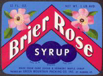 #ZBOT097 - Brier Rose Syrup Bottle Label
