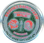 #DC078 - Brooks Dairy Farm Milk Bottle Cap