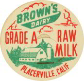 #DC060 - Brown's Dairy Raw Milk Cap