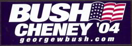 #PL201 - Bush Cheney '04 Bumper Stickers