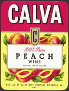 #ZLW083 - Calva Peach Wine Label