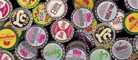 #SOZ047 -  SODA CAPS FINAL CLEARANCE - Group of 200 Assorted