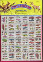 #CA057 - Large Display Card of Car Stickers