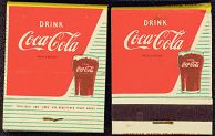 #CC051 - Uncommon Coca Cola Match Book