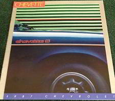 #CA069 - Color Catalog for 1987 Chevrolet Chevette