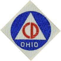 #MS091 Unused 1960s Civil Defense Patch