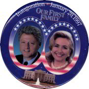 #PL168 - Bill and HIllary Our First Family Pinback