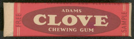 #CS222 - Adams Clove Chewing Gum Free Sample