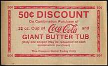 #CC015 - Coca Cola Butter Tub Theater Coupon