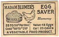 #CS077 - Group of 5 Madam Blumer's Egg Saver Envelopes
