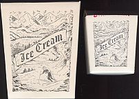 #DA026 - Pair of Ice Cream Boxes Picturing Skiers