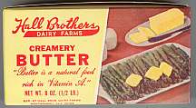 #DA027 - Group of 4 Hall Brothers Butter Boxes