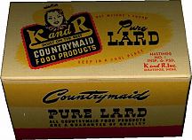 #DA029 - Two K and R Countrymaid Lard Boxes
