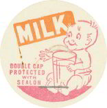 #DC052 - Milk Cap Picturing a Baby with a Glass of Milk