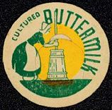 #DC025 - Group of 4 Cultured Buttermilk Bottle Caps