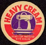 #DC027 - Group of 6 Heavy Cream Bottle Caps