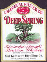 #ZLW077 - Deep Spring Kentucky Whiskey Label