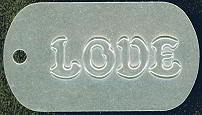 #MSH004 - Hippie Era Love Dog Tag