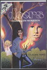 #MUSIC319 - 1991 Jim Morrison and the Doors Comic with Real Autograph from the Comic Creator