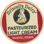 #DC074 - Driscoll's Dairy Pasteurized Light Cream Cap - Baby