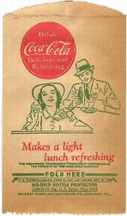 #CC004 - Coca Cola Dry Server w Man and Lady