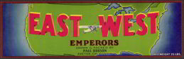 #ZLSG038 - East West Single Prop Plane Grape Crate Label