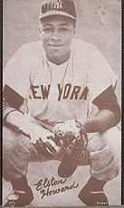 #ZZA123 - Elston Howard Exhibit Supply Card