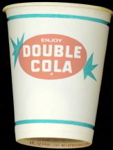 #SOZ027  - Waxed Double Cola Sample Size Cup