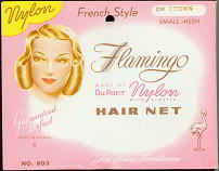 #CS123 - Flamingo  Hair Net Package with a Pink Flamingo