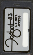 #MUSIC482 - 1983 Foghat Laminated Backstage Pass from the Triumph Tour