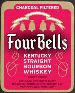 #ZLW086 - Four Bells Kentucky Bourbon Whiskey Label