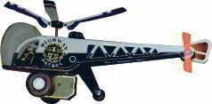 #TY144 - Tin Lithographed Japanese Friction Highway Patrol Helicopter