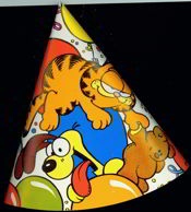 #CH113  - 1978 Garfield Party Hat