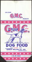 #CS187 - G. M. C. Dog Food Bag