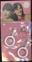 #TY257  - Carded A-go-go Earrings and Ring