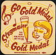 #SP020 - Stegmaier Go Gold Medal Beer Coaster