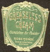 #ZBOT092 - Early Greaseless Cream Jar Label