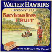 #ZLC135 - Early Walter Hawkins Orange Crate Label