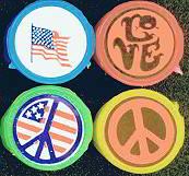#MSH005 - Set of 4 Different Hippie Gumball Rings