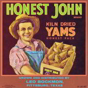 #ZLC140 - Honest John Yams Crate Label