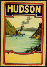 #ZLB025 - Hudson Broom Label with Riverboat