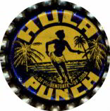 #BC159 - Group of 10 Cork Lined Hula Punch Soda Caps